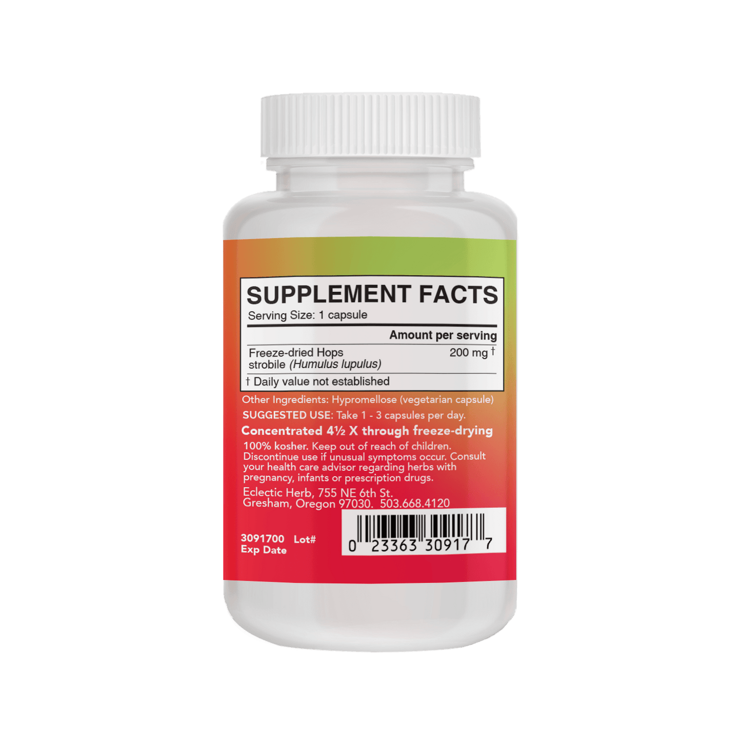 HOPS CAPSULES - Tree Spirit Wellness
