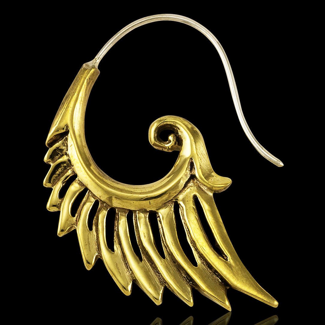 Icarus Wings - Silver Posts - Tree Spirit Wellness
