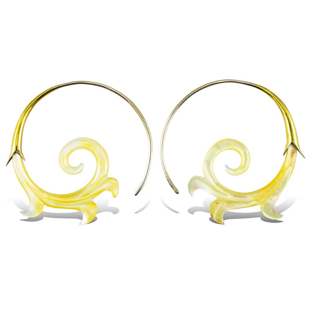 Ivy Spirals - Shell - Tree Spirit Wellness