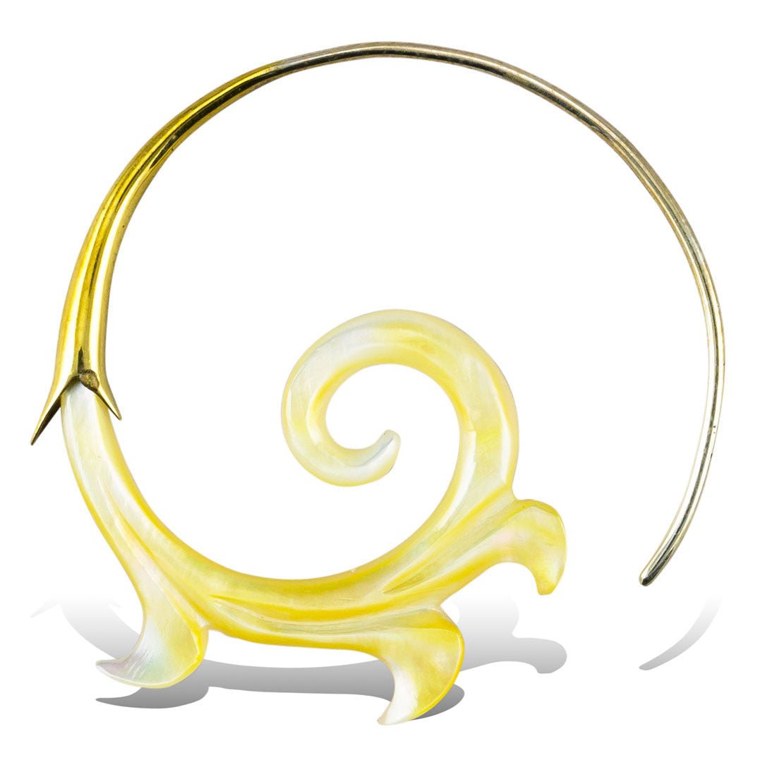 Ivy Spirals - Shell - Tree Spirit Wellness