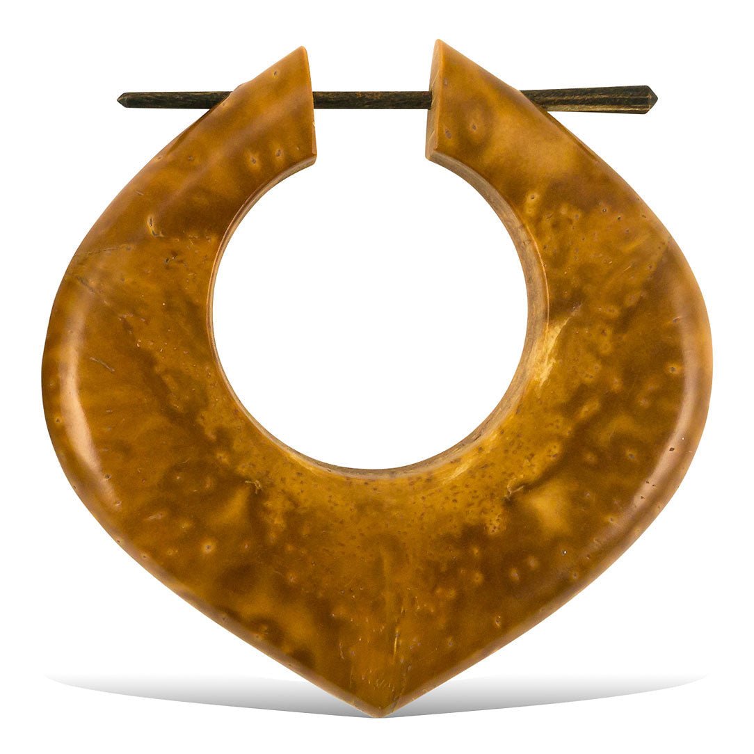 Kadira Hoops - Piassava Palm Nut - Tree Spirit Wellness