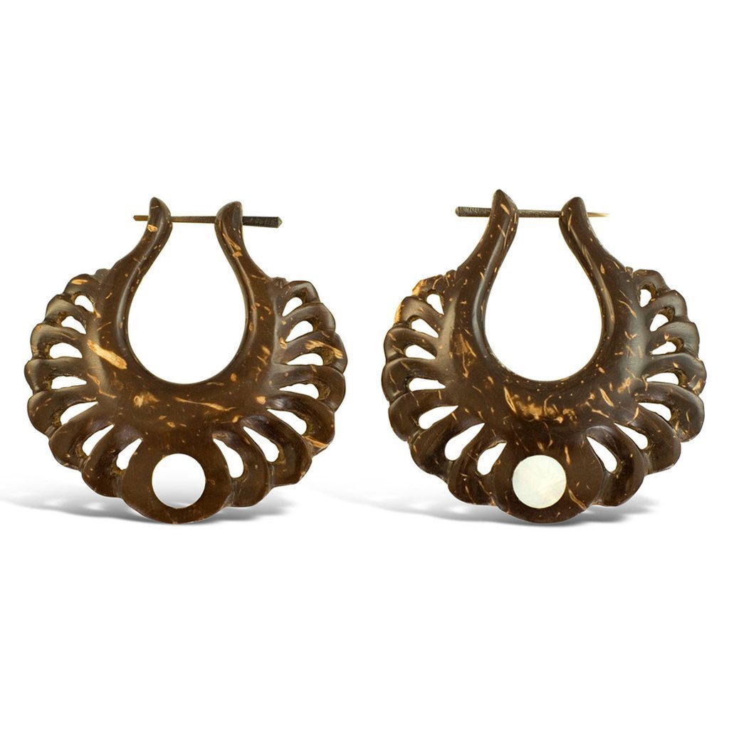 KARIRI SHELL HOOPS freeshipping - Tree Spirit Wellness