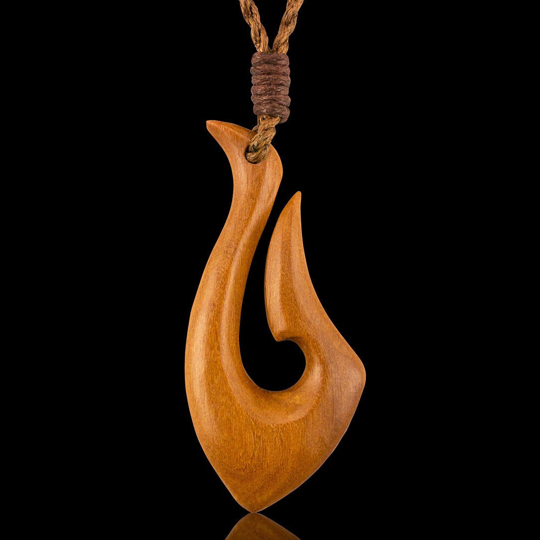 Kira Fishhook - Tan Sabo Wood - Tree Spirit Wellness
