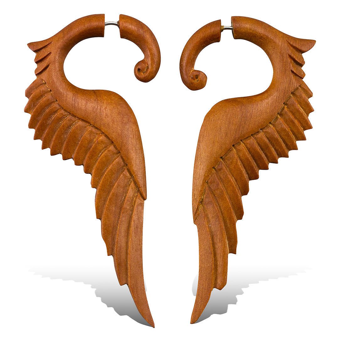 Last Pair! Halo Wings - Wood - Tree Spirit Wellness