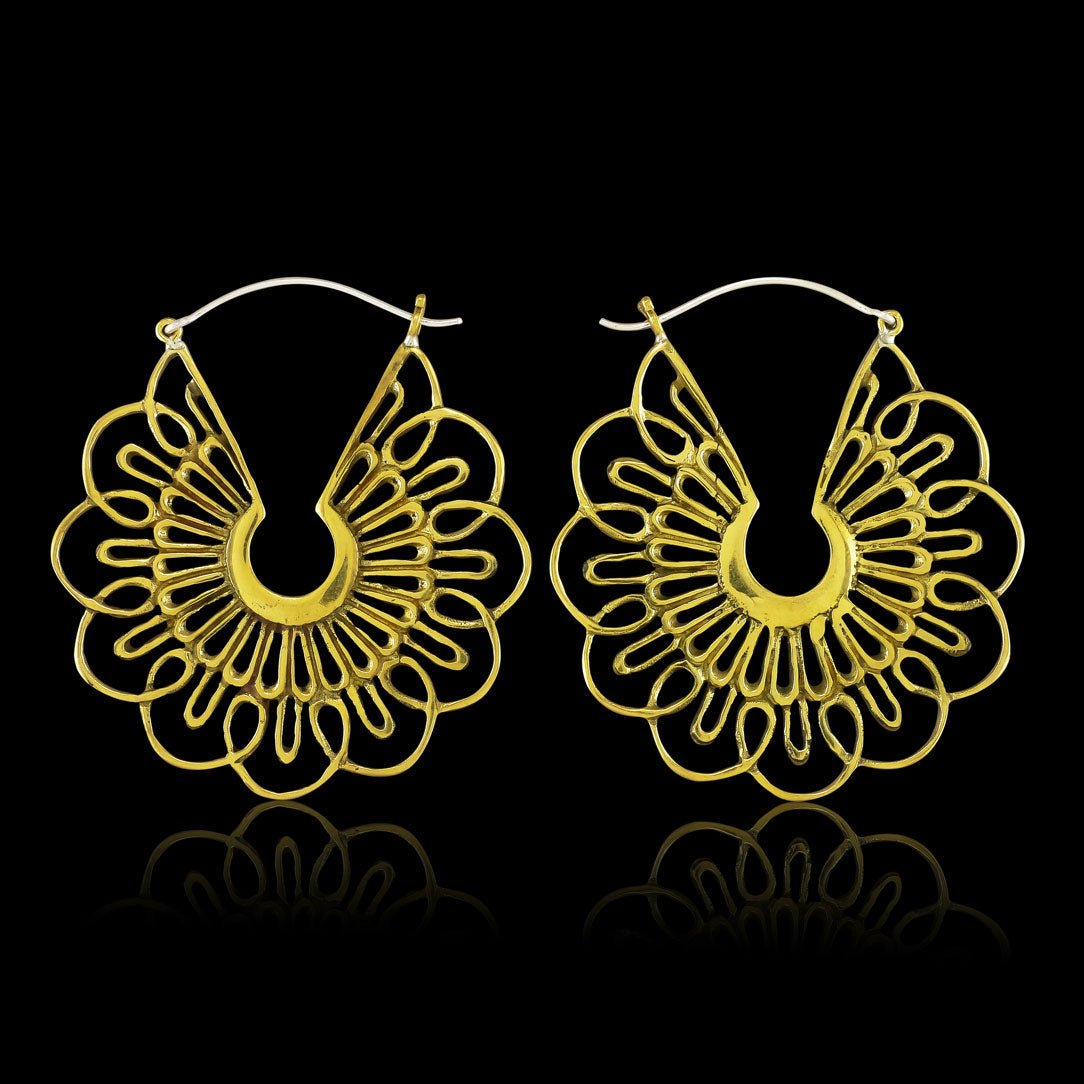 Last Pair! Irie Hoops - Silver Posts - Tree Spirit Wellness