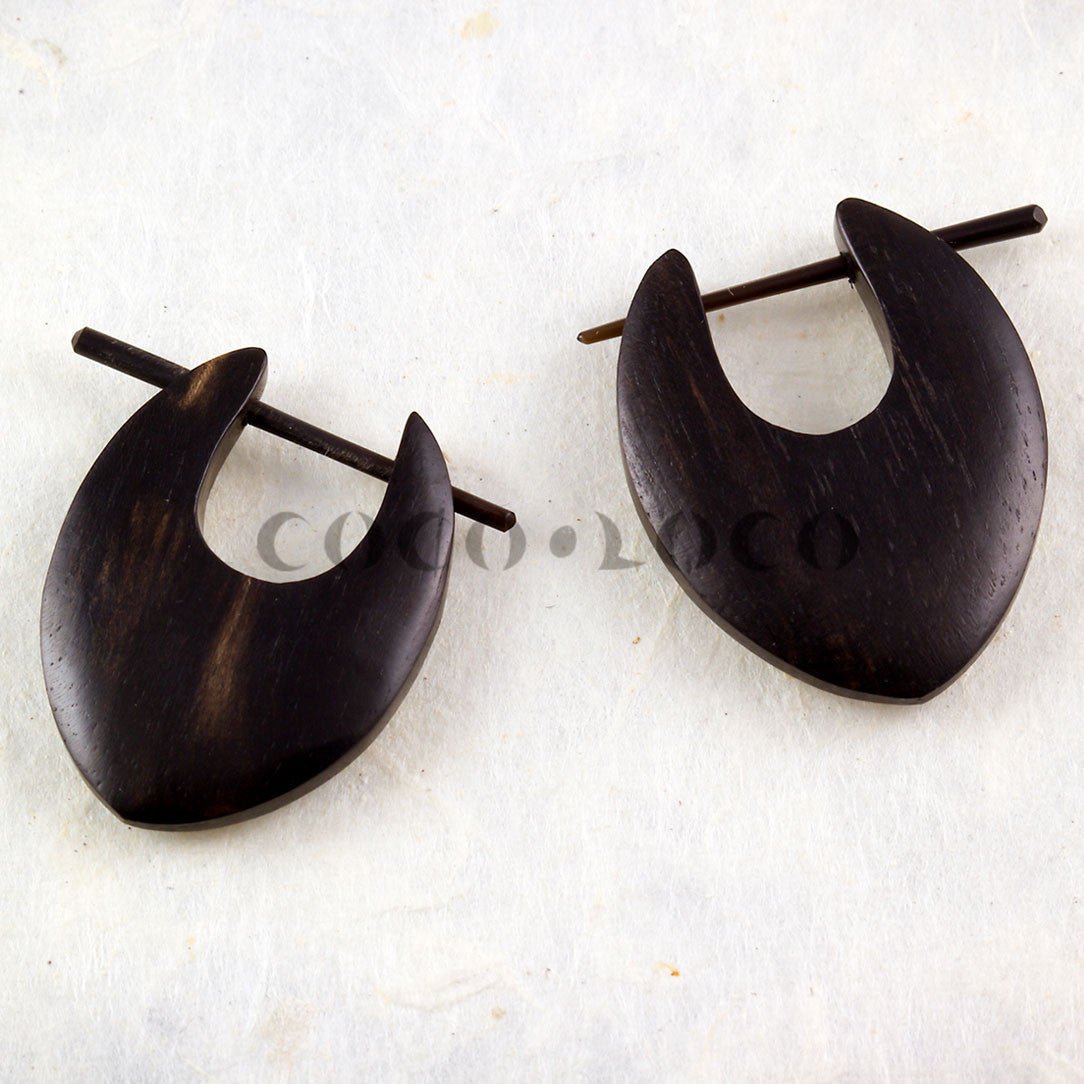 Last Pair! Java Drops - Wood - Tree Spirit Wellness