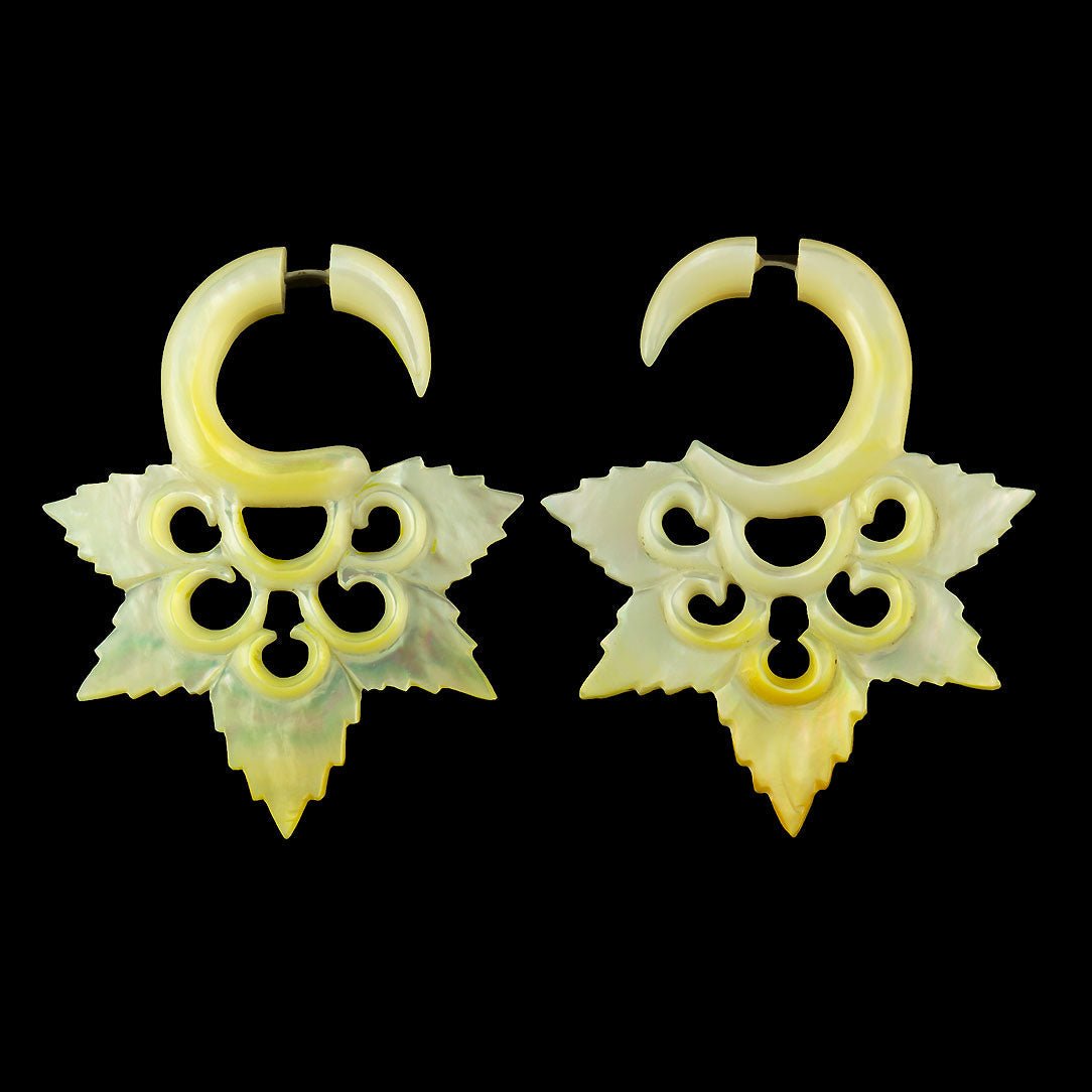 Last Pair! Pearl Stars - Shell - Tree Spirit Wellness