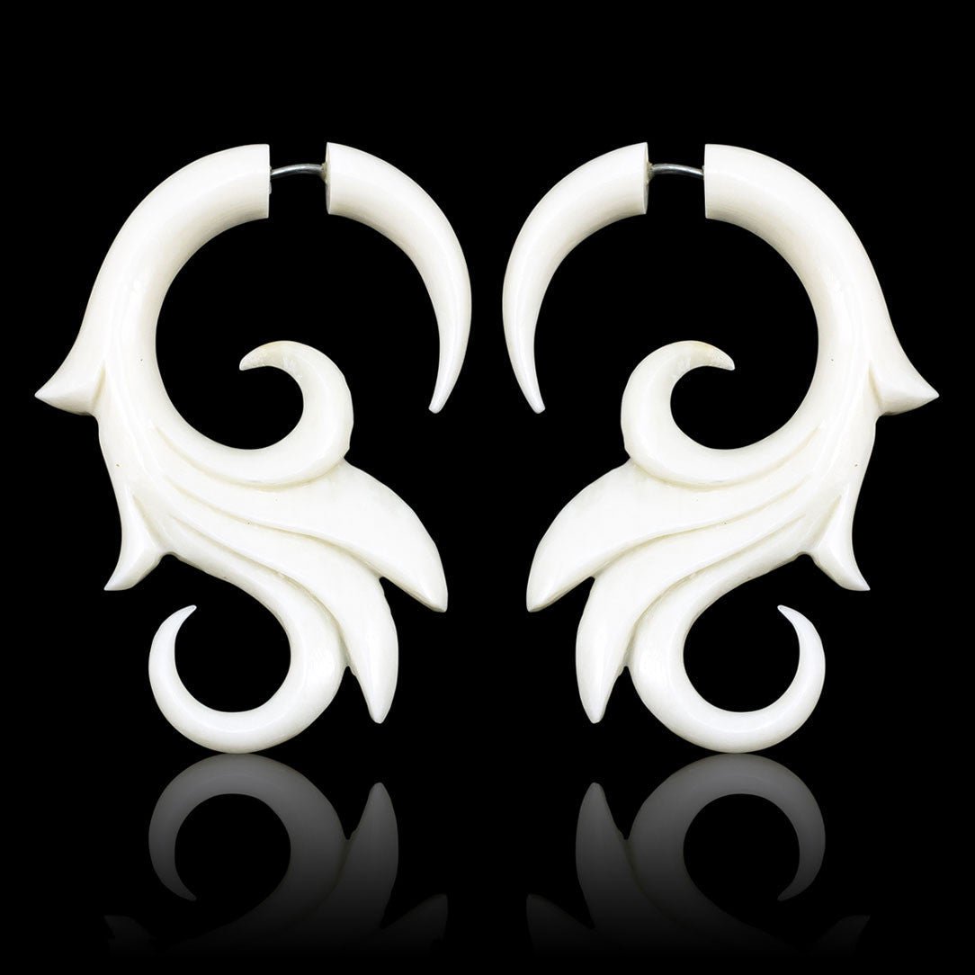 Last Pair! Yonah Wings - Bone - Tree Spirit Wellness