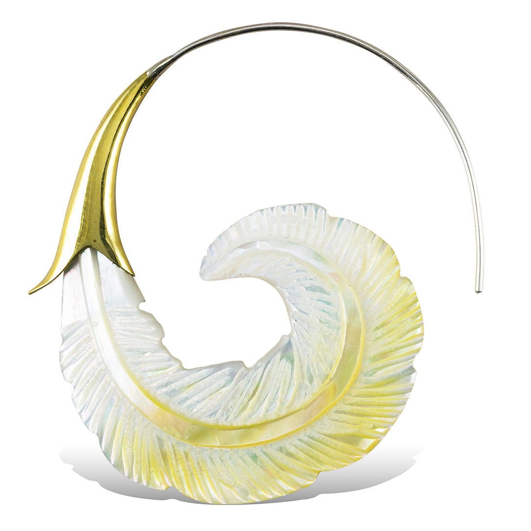 Leaf Curls - Shell - Tree Spirit Wellness