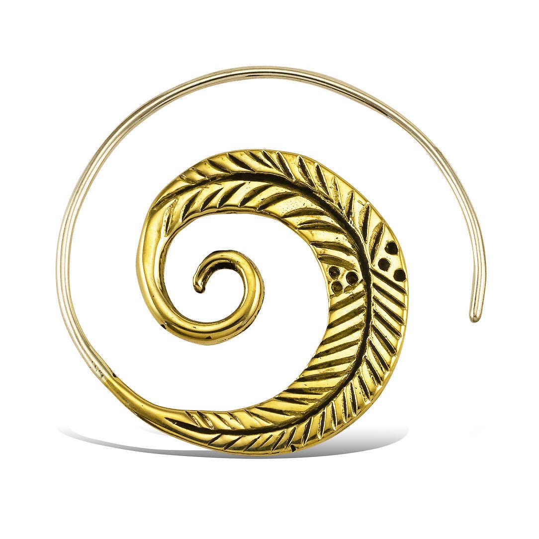 Leaf Spirals - Silver Posts - Tree Spirit Wellness