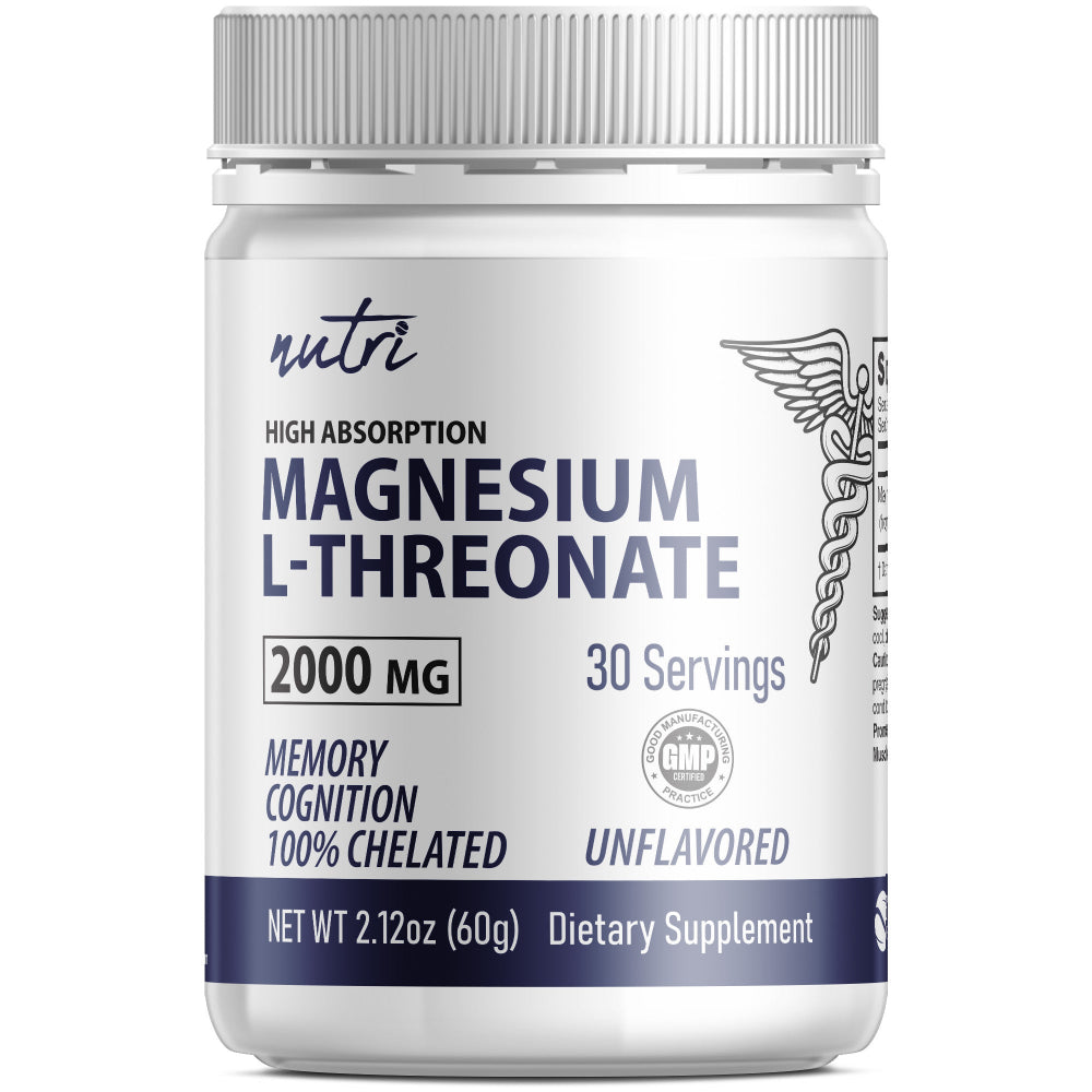 Magnesium L-Threonate Unflavored Powder - Tree Spirit Wellness