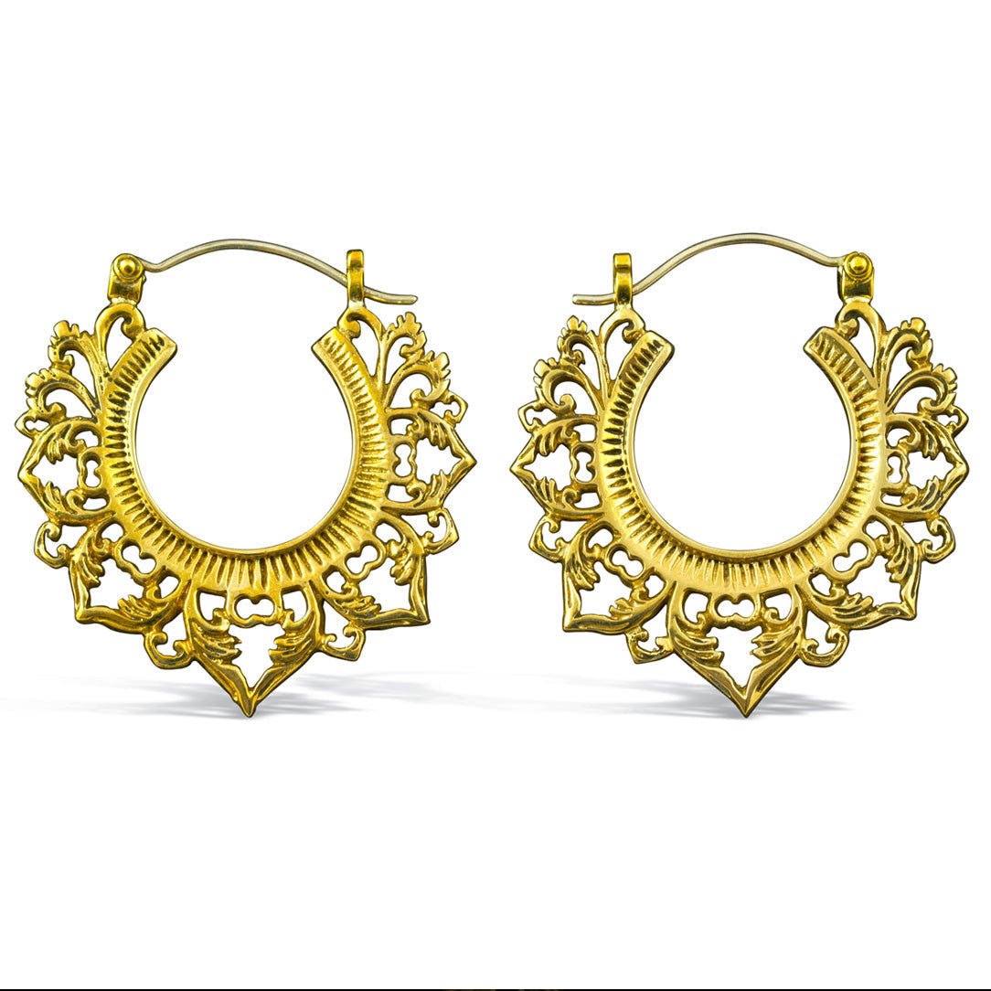 Mazzy Hoops - Silver Posts - Tree Spirit Wellness