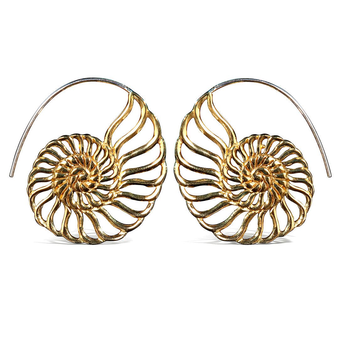 Nautilus Spirals - Silver Posts - Tree Spirit Wellness
