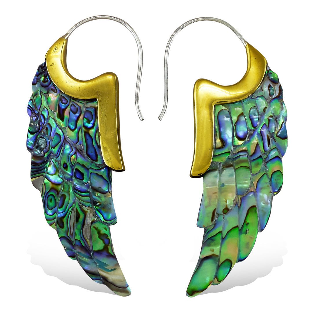 Nefra Wings - Abalone Shell - Tree Spirit Wellness