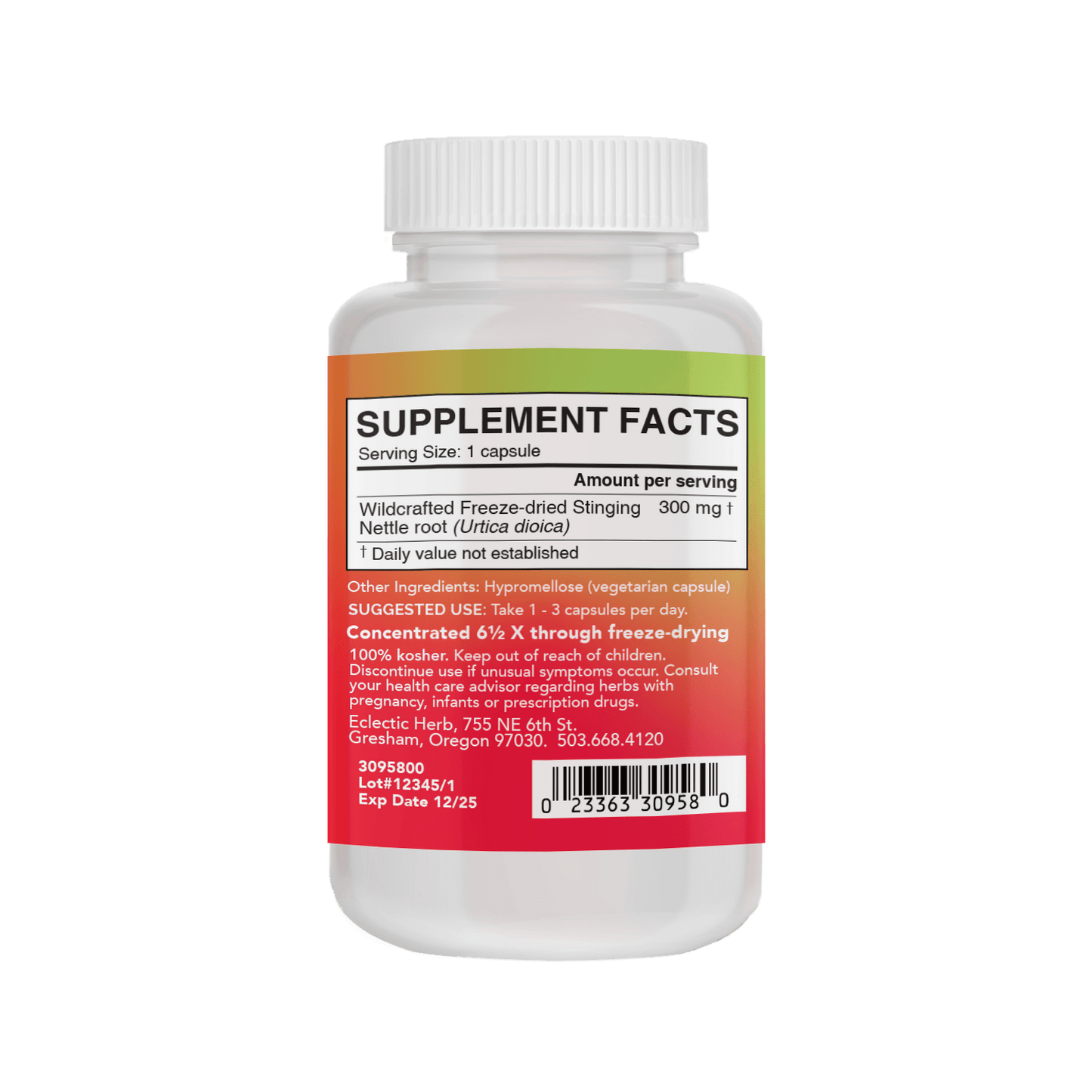 NETTLES ROOT CAPSULES - Tree Spirit Wellness
