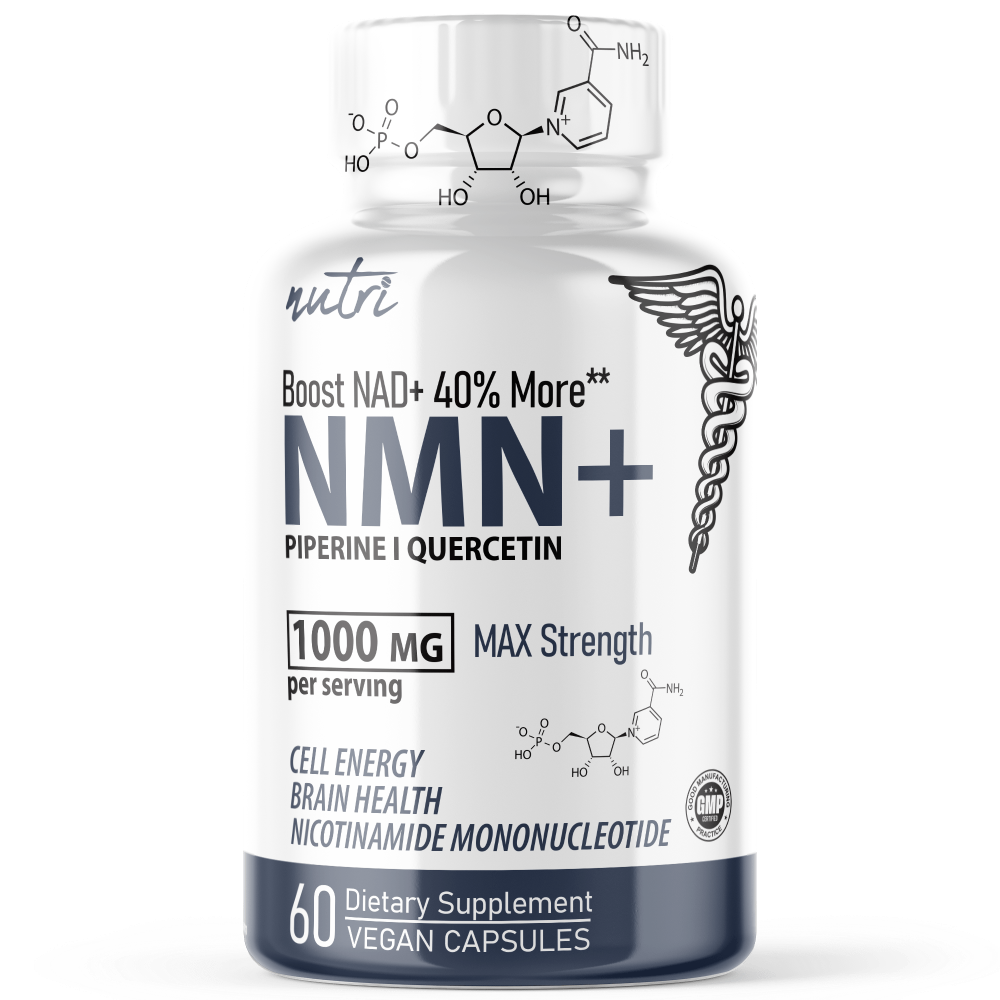NMN+ 1000 mg (NMN + Quercetin & Piperine) 60ct - Tree Spirit Wellness