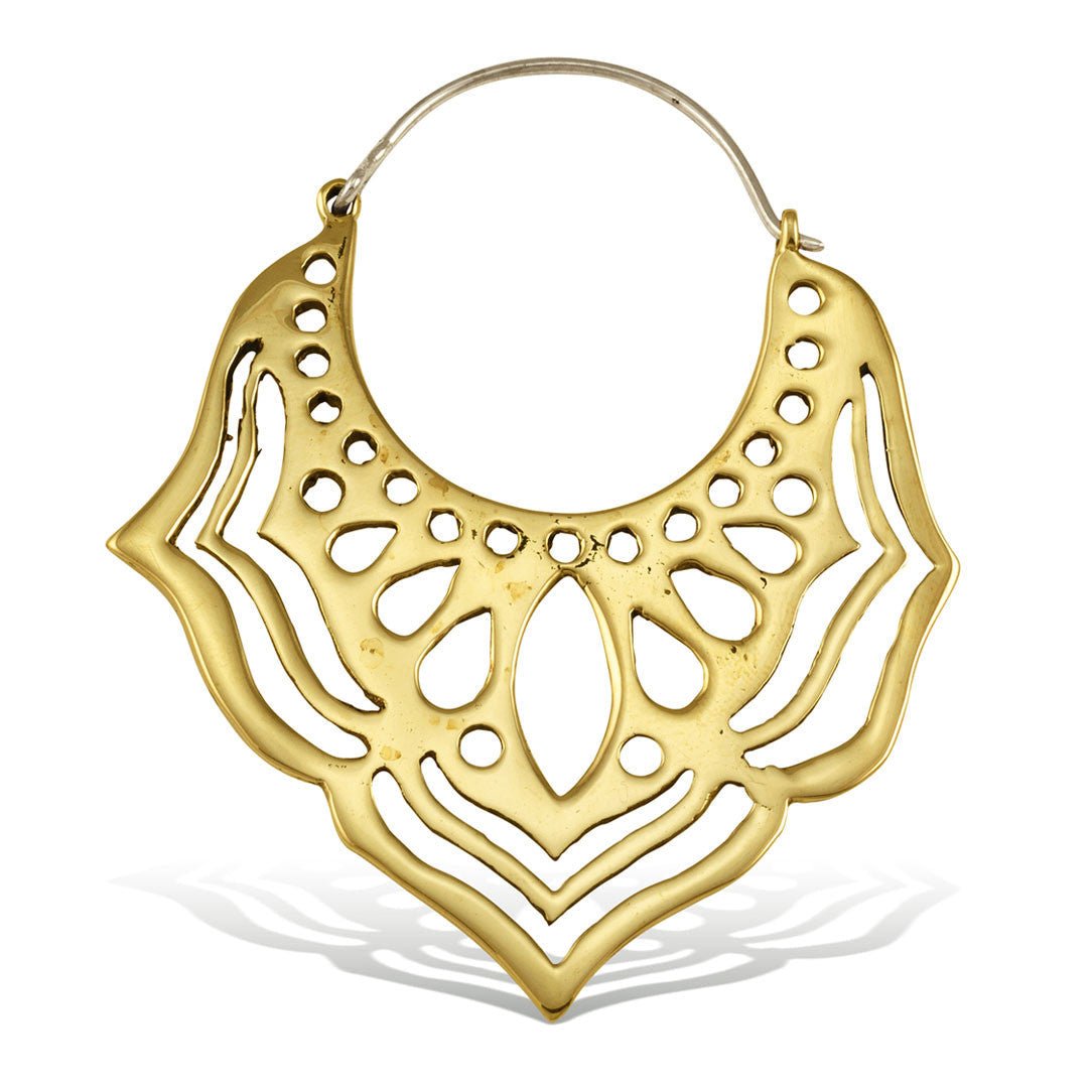 Open Heart Hoops - Silver Posts - Tree Spirit Wellness