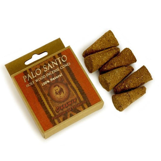 Palo Santo and Cinnamon - Protection & Prosperity - 6 Incense Cones - Tree Spirit Wellness