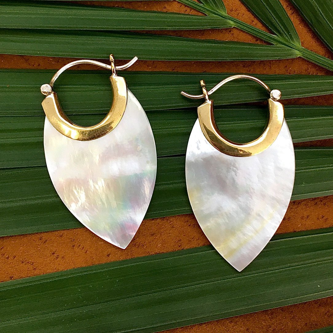 Pearl Drops - White Shell - Tree Spirit Wellness