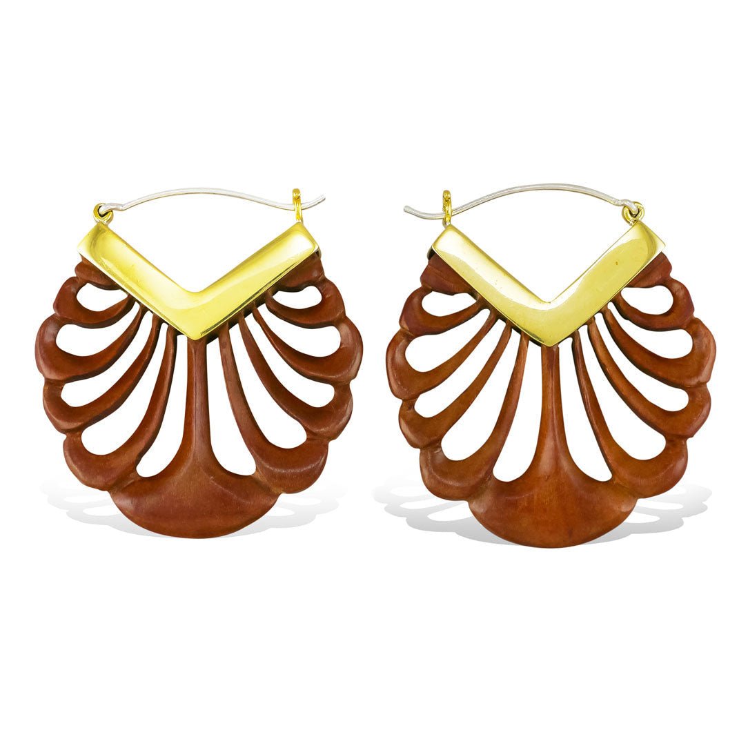 Poseidon Hoops - Wood - Tree Spirit Wellness
