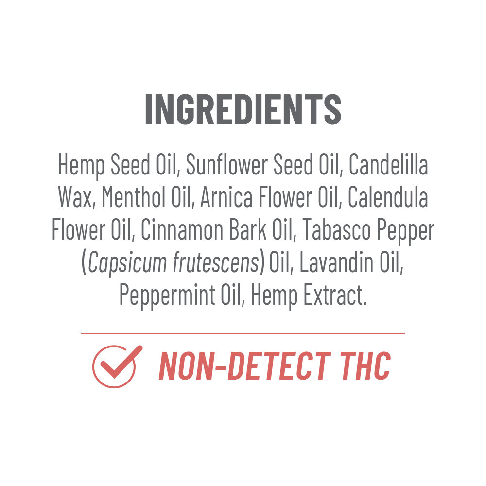 Pure Relief CBD Warming Balm 500mg - Tree Spirit Wellness