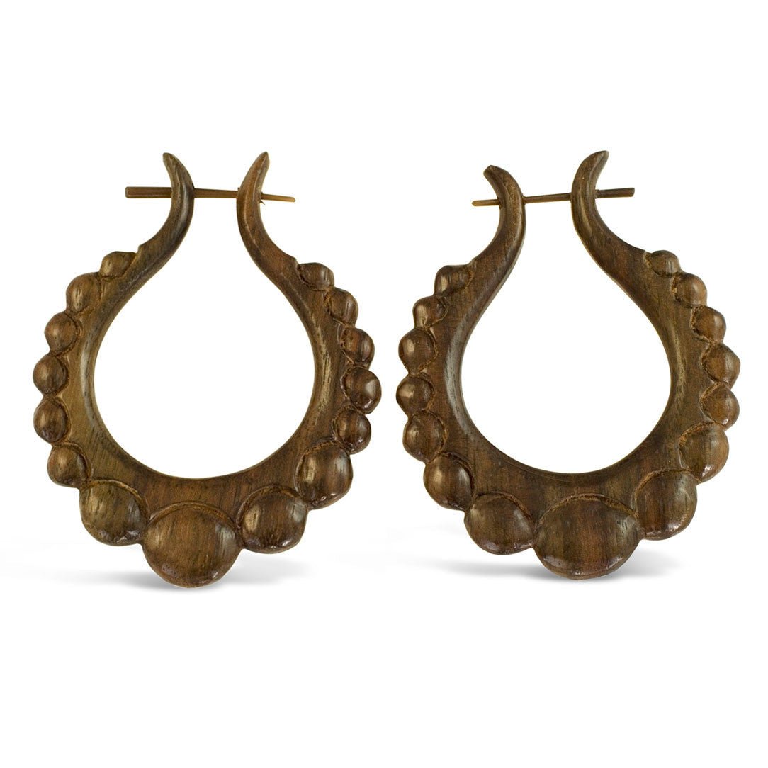 Rasa Hoops - Wood - Tree Spirit Wellness