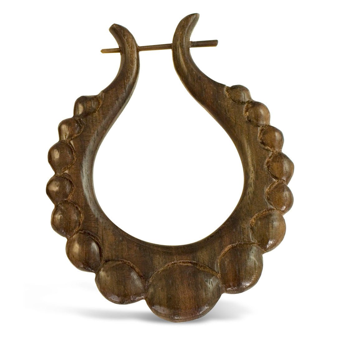 Rasa Hoops - Wood - Tree Spirit Wellness