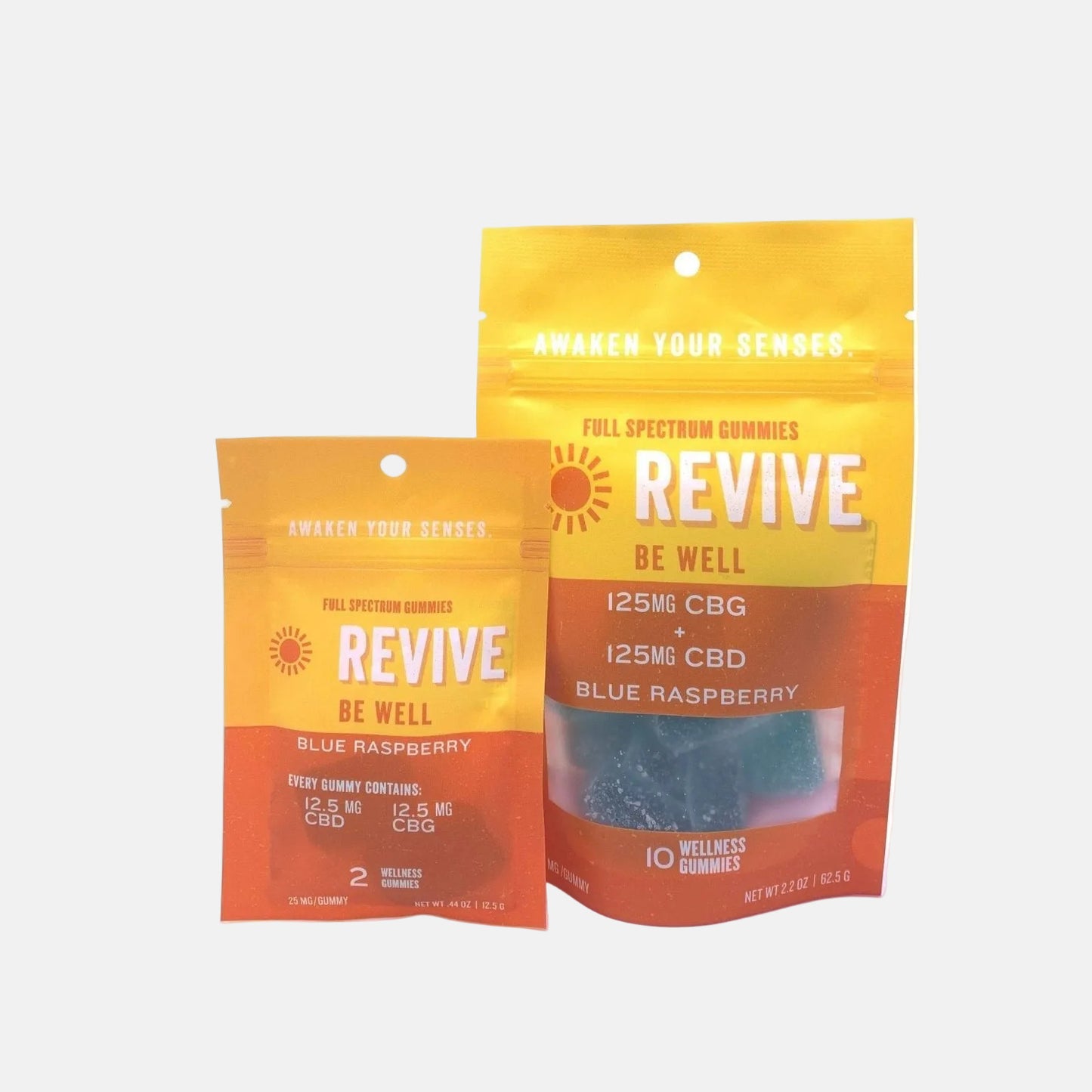 Revive Gummies CBD+CBG 25mg/Gummy - 10 Count - Tree Spirit Wellness