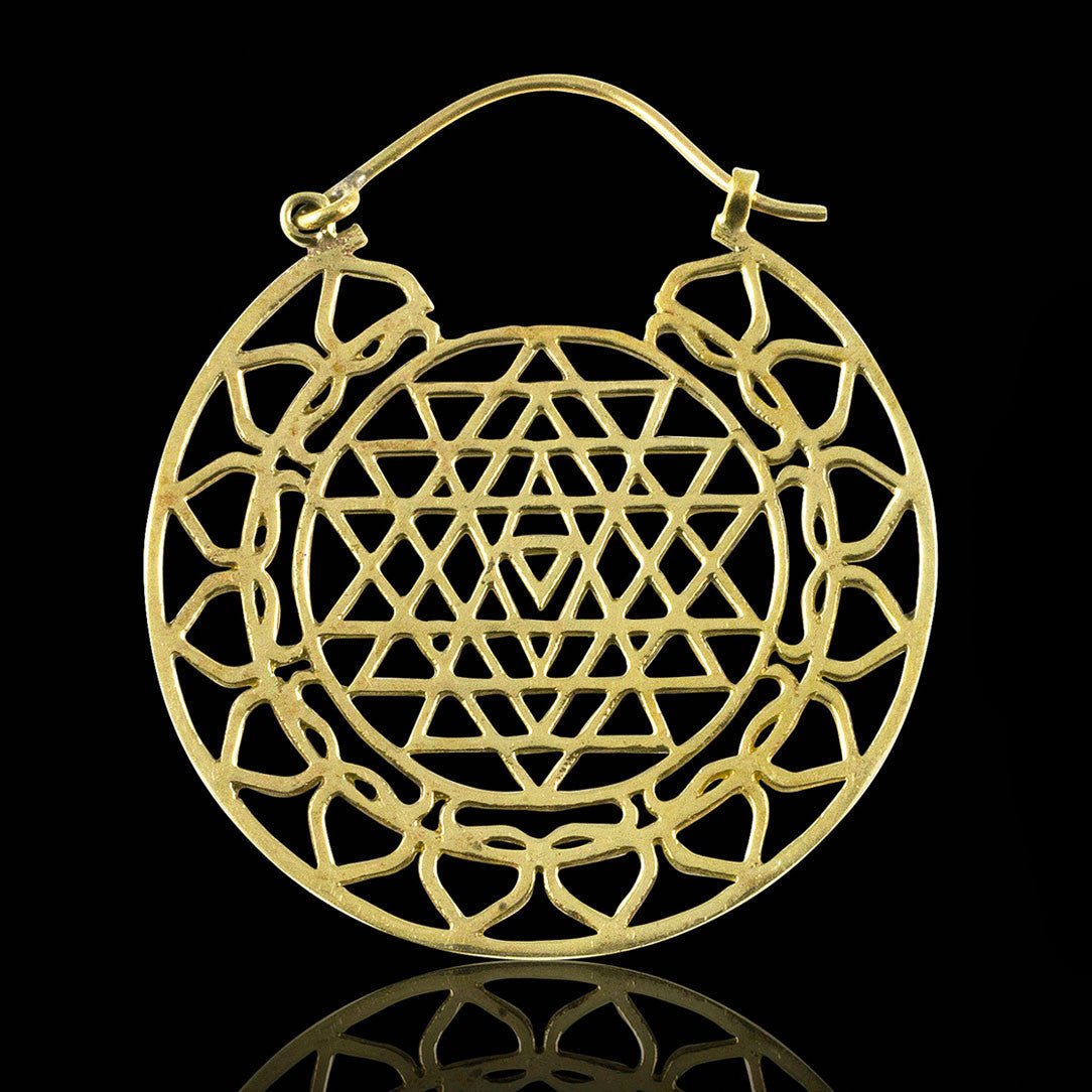 Sacred Geo Hoops - Tree Spirit Wellness