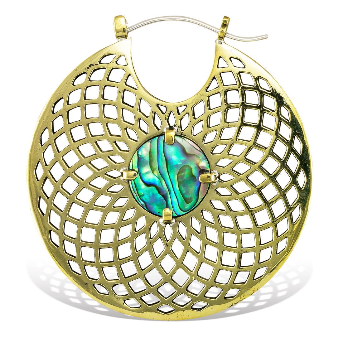 Sanaya Hoops - Silver Post - Tree Spirit Wellness