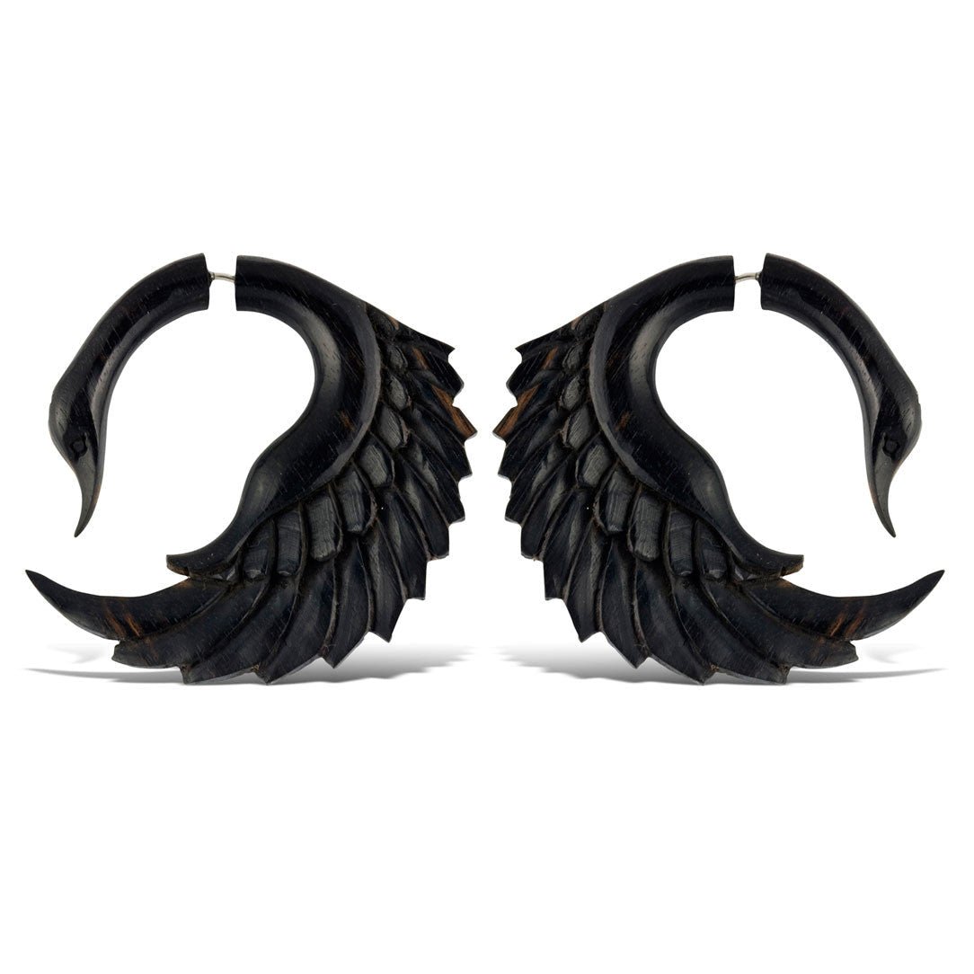 Sankofa Swans - Wood - Tree Spirit Wellness