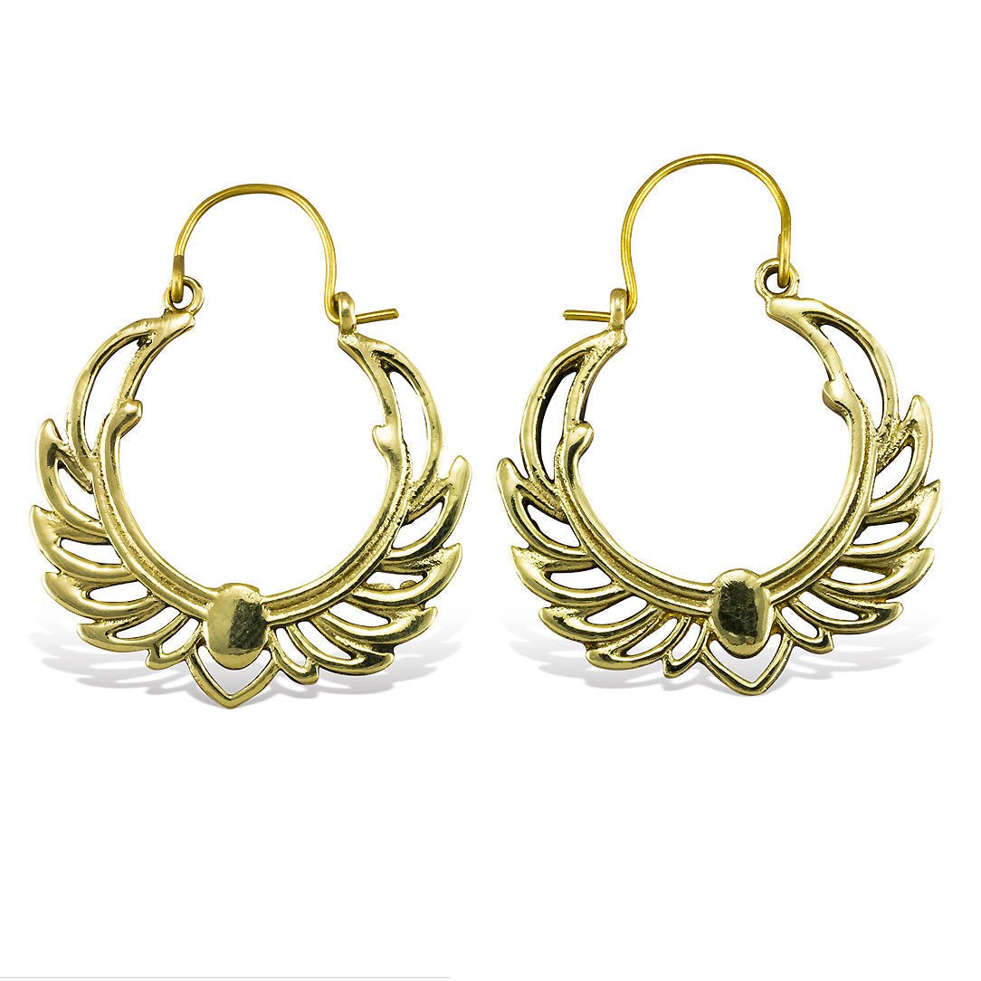 Scarab Hoops - Tree Spirit Wellness