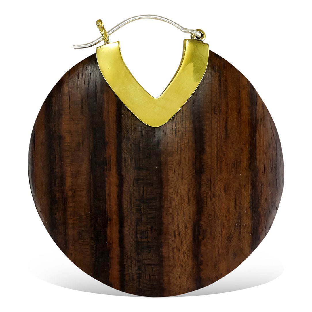 Selma Hoops - Wood - Tree Spirit Wellness