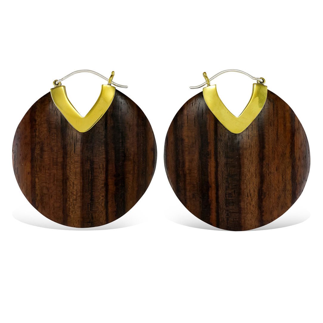 Selma Hoops - Wood - Tree Spirit Wellness