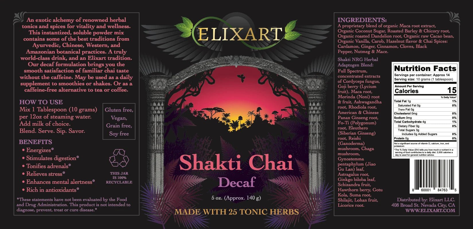 Shakti Chai Decaf - Tree Spirit Wellness