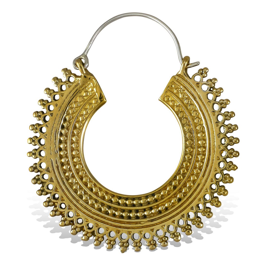 Sheba Hoops - Silver Posts - Tree Spirit Wellness