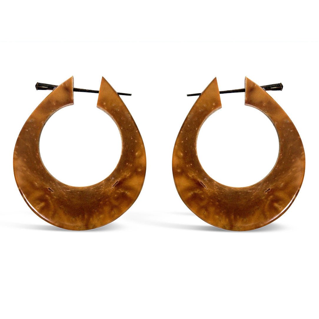Shiva Hoops - Piassava Palm Nut - Tree Spirit Wellness