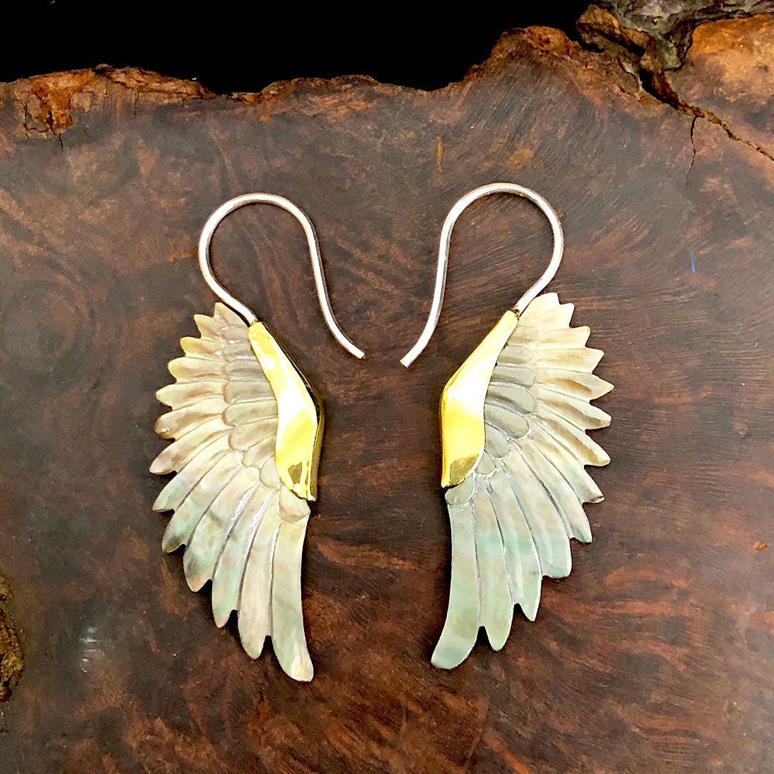 Small Eagles Wing - Black Shell - Tree Spirit Wellness