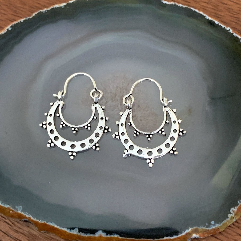 SMALL FEMI HOOPS freeshipping - Tree Spirit Wellness