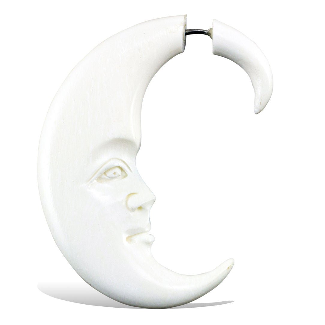 Smiling Moon - Bone - Tree Spirit Wellness