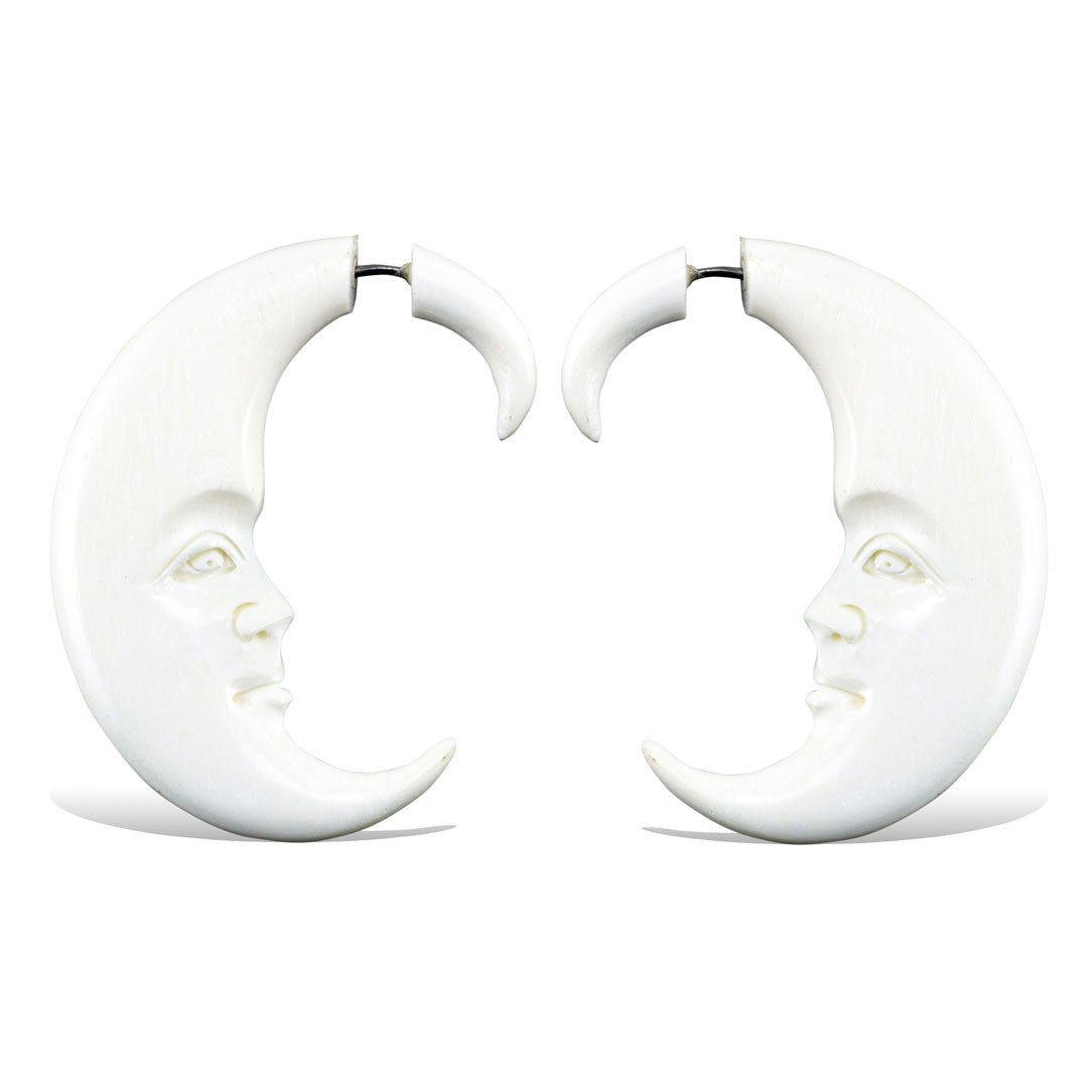 Smiling Moon - Bone - Tree Spirit Wellness