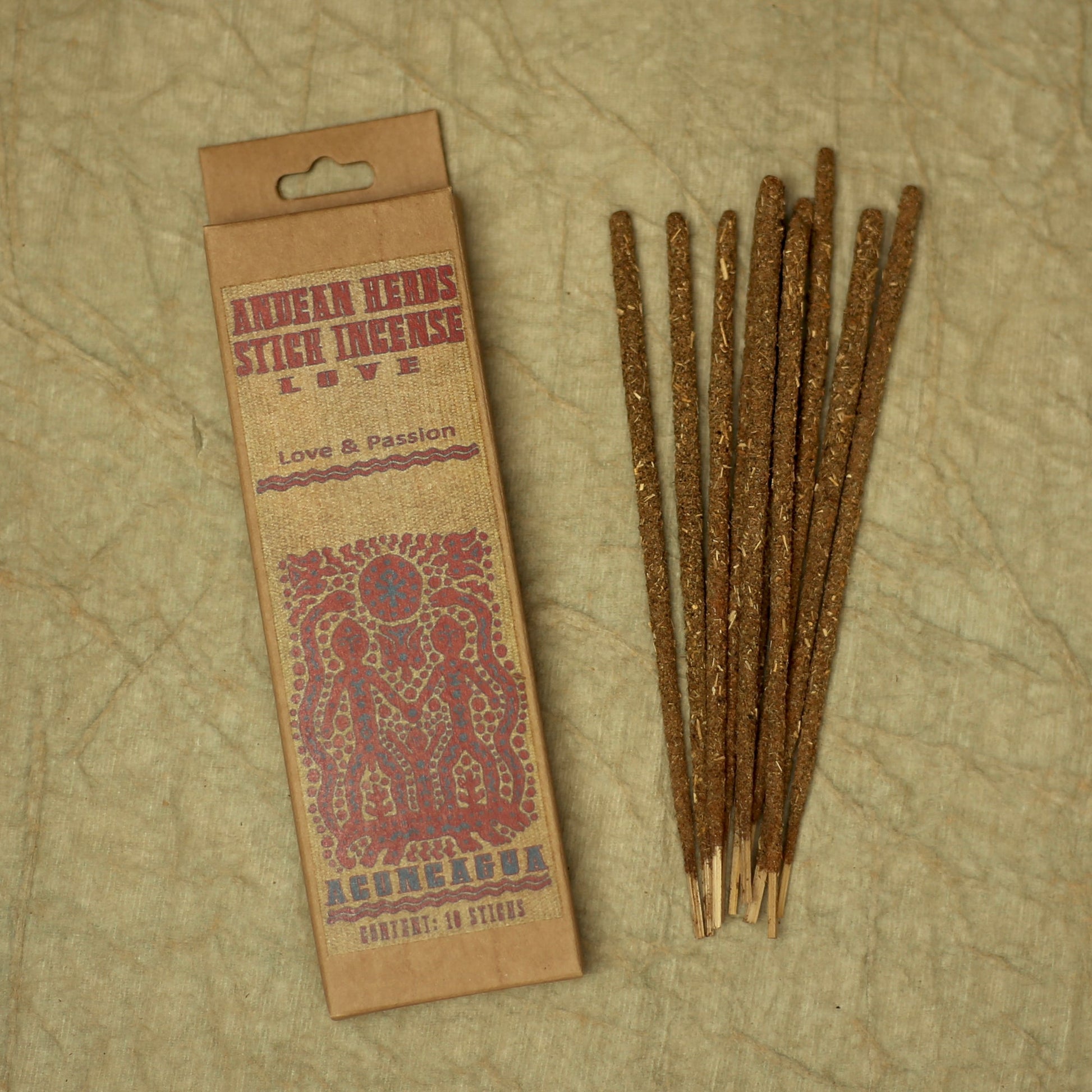 Smudging Incense - Love - Andean Herbs Incense Sticks - Love & Passion - Tree Spirit Wellness