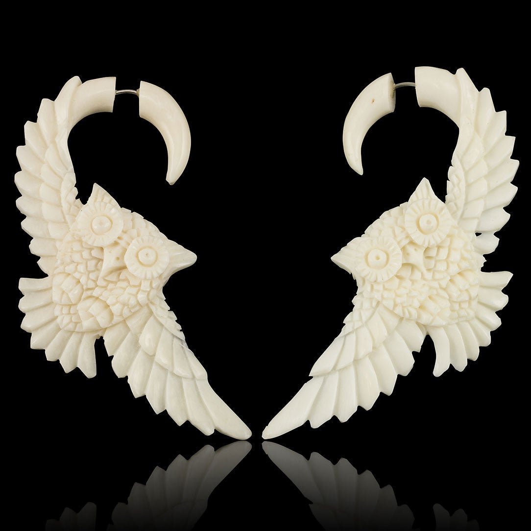 Soaring Owls - Bone - Tree Spirit Wellness