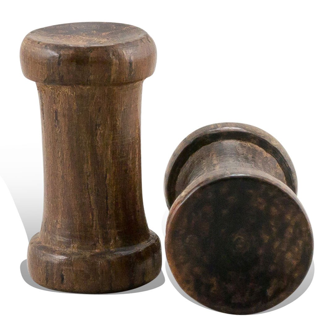 Solid Plugs - Brown Wood - Tree Spirit Wellness