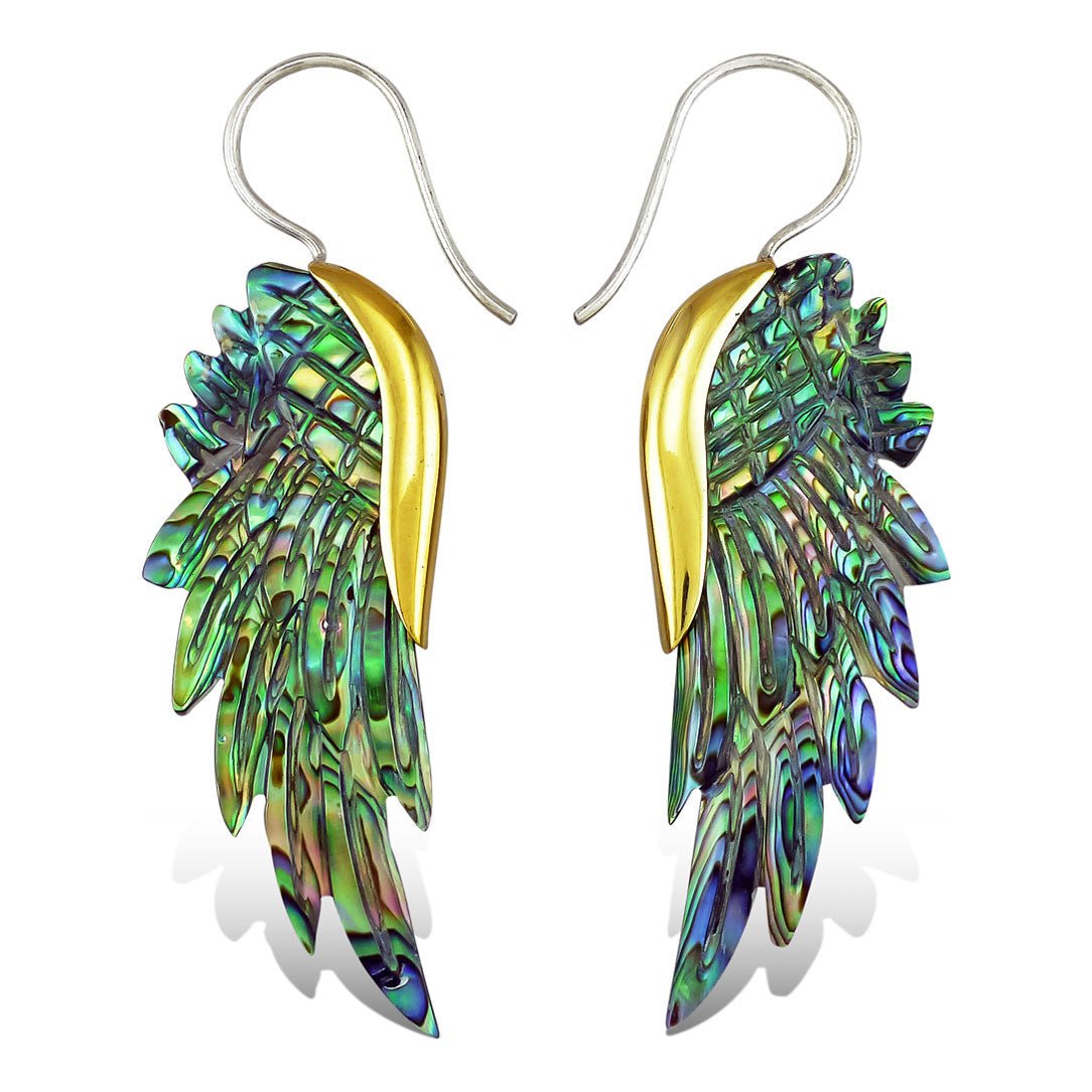 Sparrow Wings - Abalone Shell - Tree Spirit Wellness