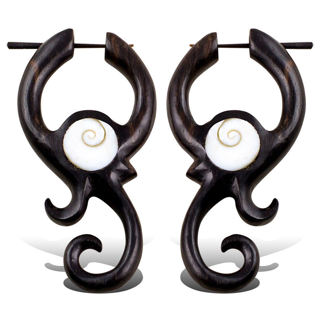 Spiral Shell Curls - Wood - Tree Spirit Wellness