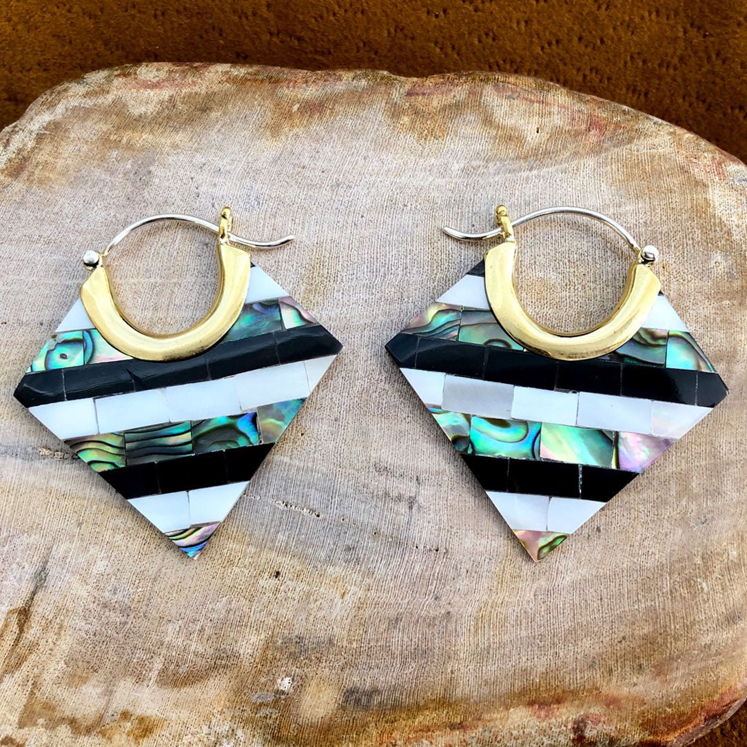 Striped Diamonds - Mixed Shell - Tree Spirit Wellness