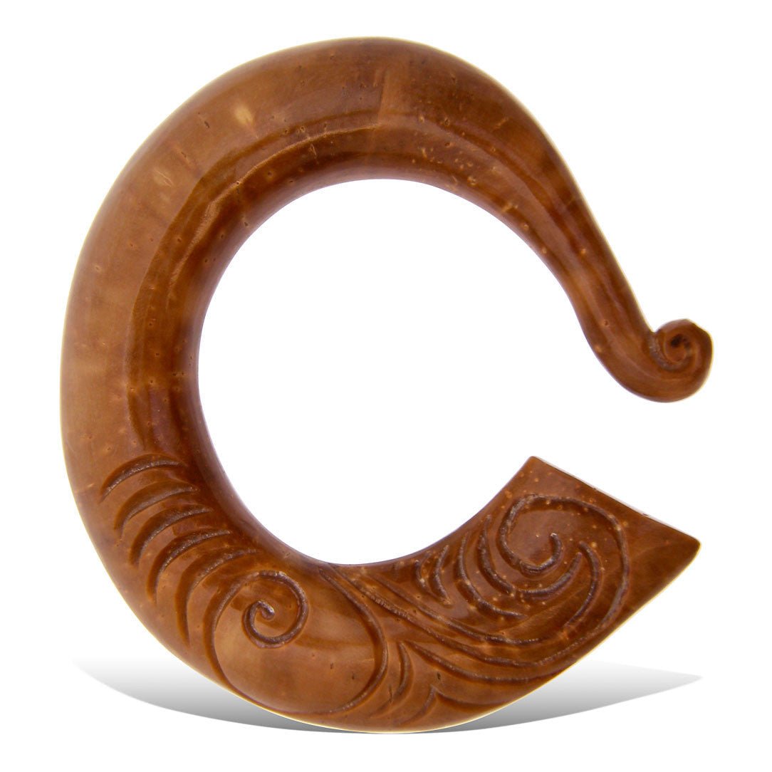 Sundara Hoops - Piassava Palm Nut - Tree Spirit Wellness