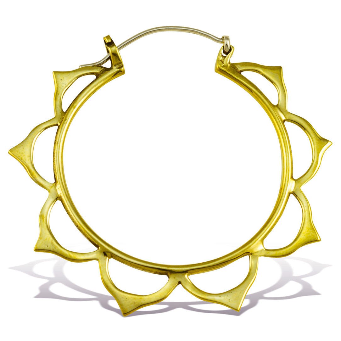 Sunrise Hoops - Silver Posts - Tree Spirit Wellness
