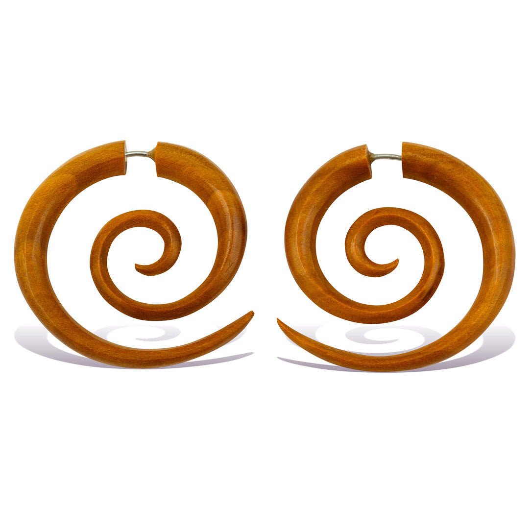 Super Spirals - Tan Sabo Wood - Tree Spirit Wellness